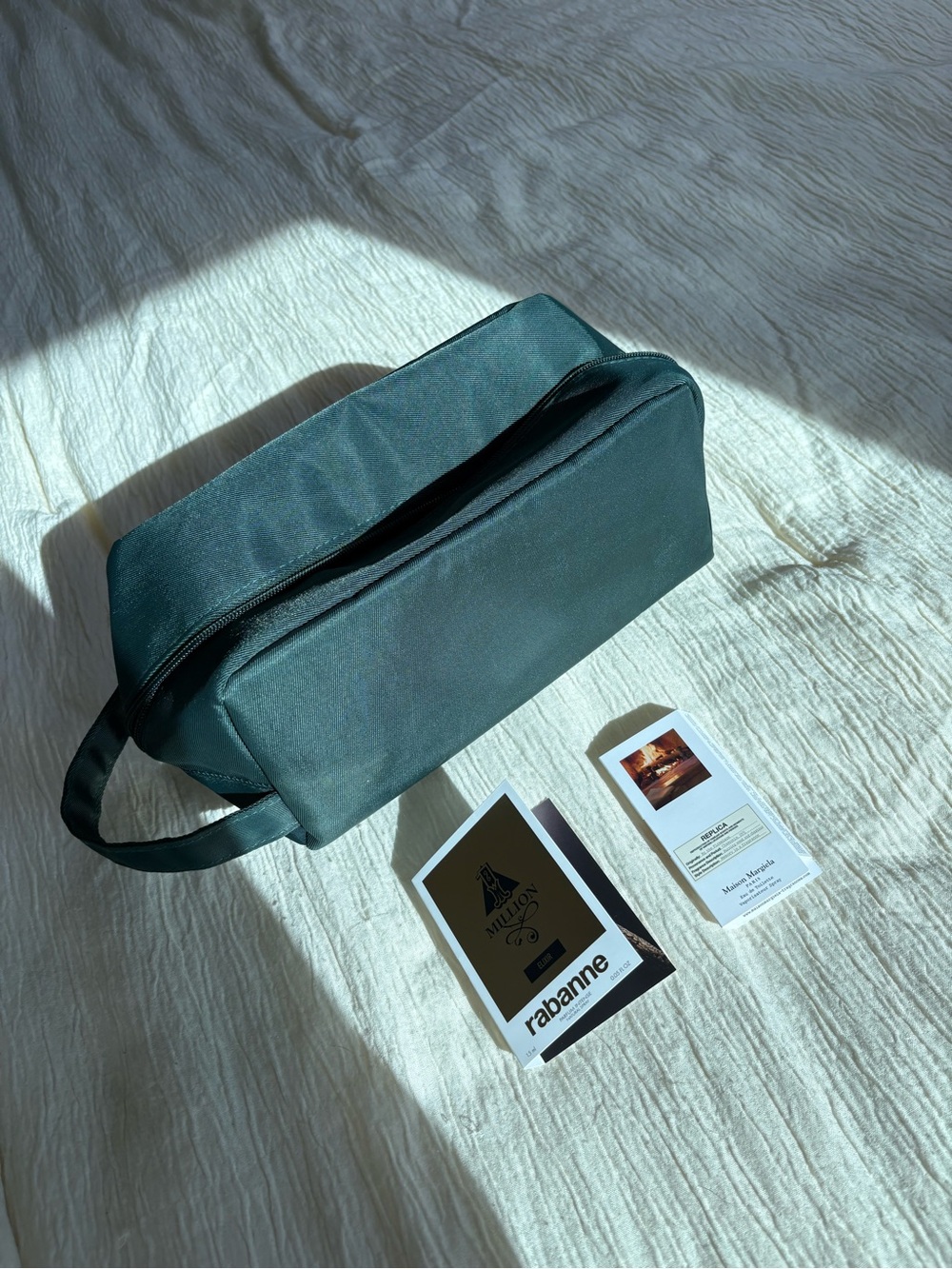 sephora toiletry bag & cologne